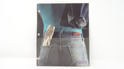 Class Act 1987 STASH-IT Hot Guy Tight Denim Jeans 1980s Binder Folder Divider
