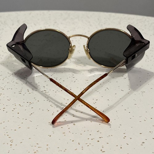 VTG American Optical AO Safety Eye/sunglasses Round RARE 740 Z87-2 135mm 50/18 - Picture 5 of 10