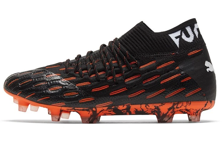 PUMA Future 6.1 Netfit FG AG Black Shocking Orange for Sale