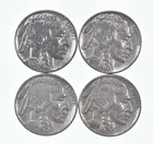 Buffalo Nickels Sharp Horn XF/AU - 1930 1936 1936 1936 Lot Collection *556