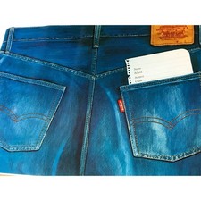 Vintage 1970s Era Levi Strauss Jeans Advertis...