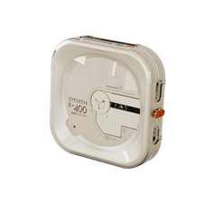 R400 Retro CD Player,Removable Case,Bluetooth,Gift,No Speaker,White Retro