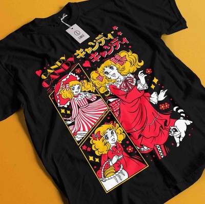 Candy Candy T-Shirt Shojo Riyoko Ikedarose Of Versailles Kawaii Shirt Unisex Tee