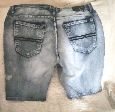 Buffalo David Bitton Evan-X Denim Jean Shorts Mens 38 Distressed