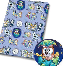 Bluey Bingo children character polyCotton Fabric Half Yard 18  x 55   81298