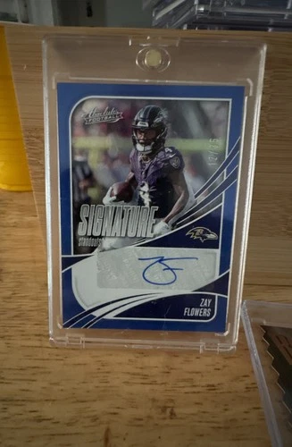 2025 Panini Absolute Zay Flowers Blue (RAW)