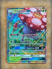 Pokemon Vileplume GX 4/236 Cosmic Eclipse Ultra Rare Holo NM on eBay