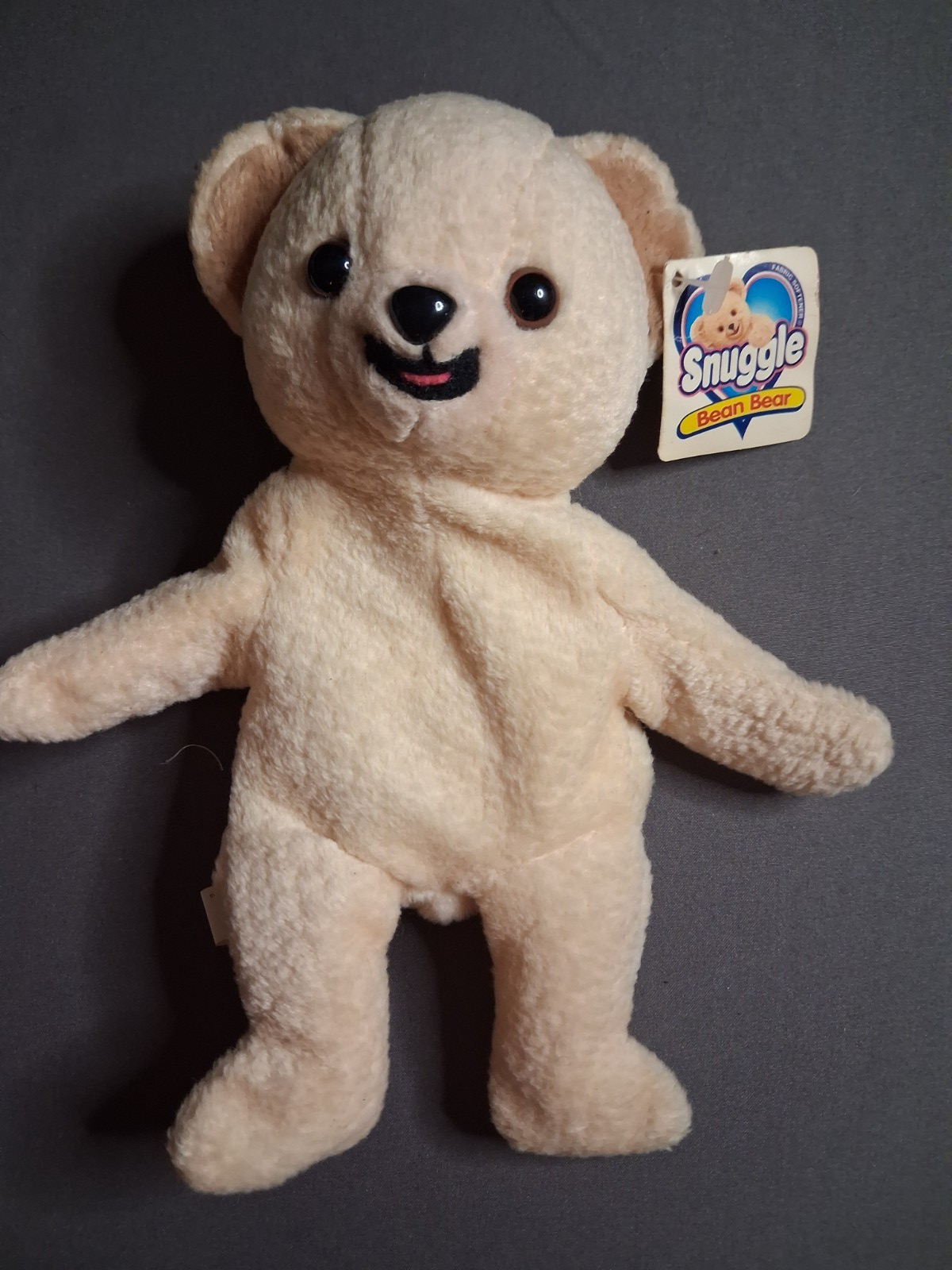 Snuggle Bear Beige Beanbag Plush Vintage 2003 MPN 40101