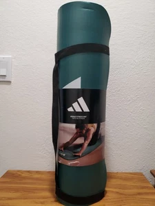 Adidas Fitness Mat - Lightweight - Non Slip Yoga Mat 72x24 Dark Green