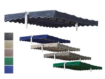 Ersatzdach Markiese Dubai 375 x 225 cm - Viele Farben - Ersatzbezug Standmarkise