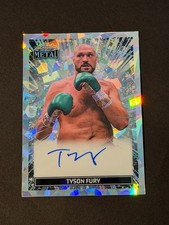 Tyson Fury 2026 Leaf Metal Ring Kings Metal Autograph Crystal Silver # MATF1 /35