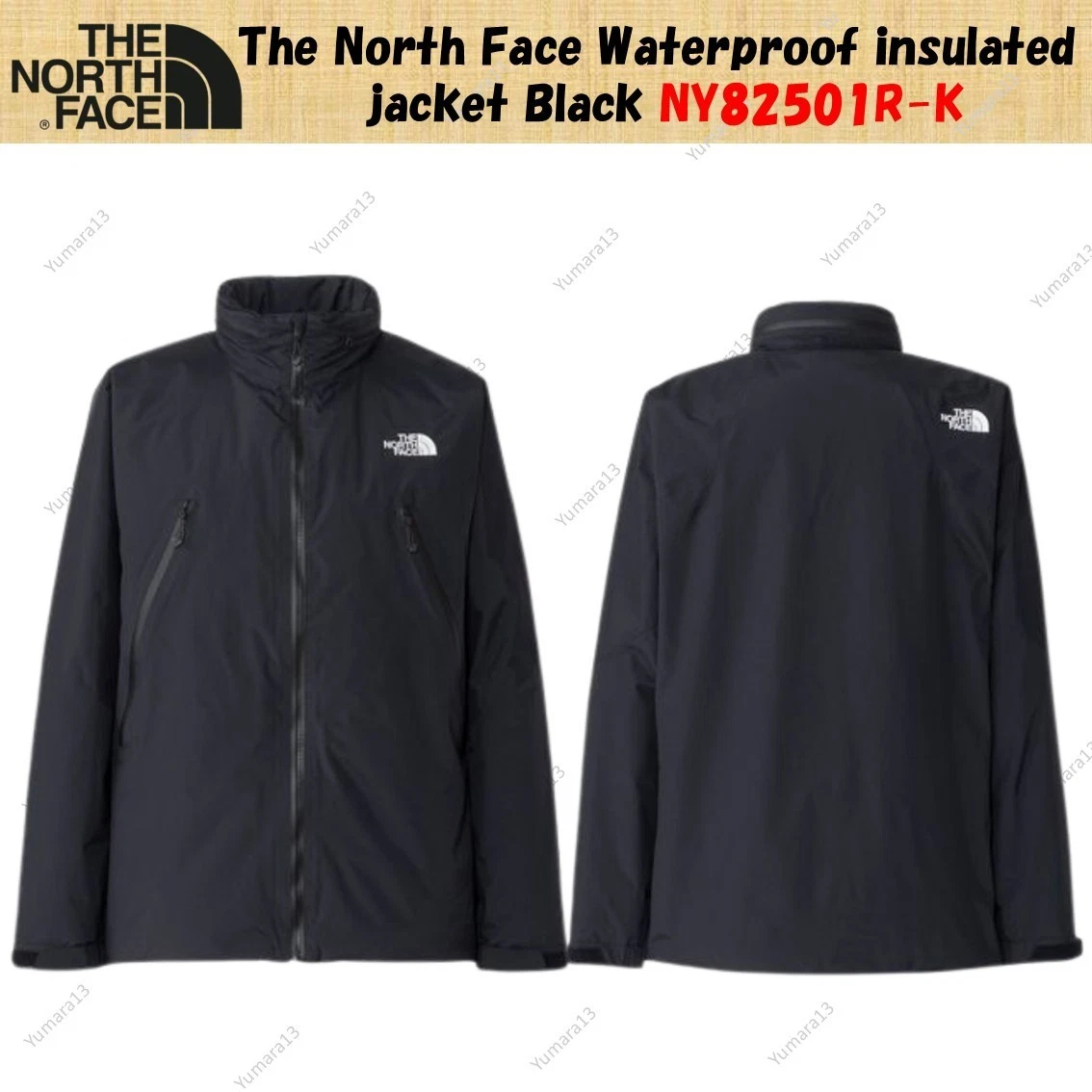 The North Face Waterproof insulated jacket Black NY82501R-K