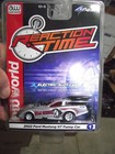 Auto world HO 2022 ford mustang funny car silver slot car NIB