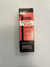 Vintage Zauder s Superior Clown White Make-Up Waterproof, Tube New York