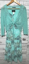 Vintage Studio Collections Dress With Knot Cardigan Size 12