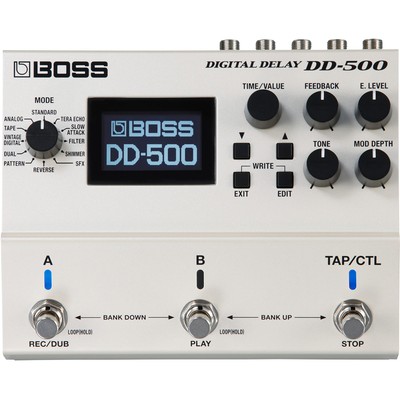 Boss DD-500 Programmable Digital Delay Pedal, New!