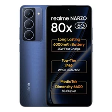 realme NARZO 80x 5G (Deep Ocean,8GB+128GB) Dimensity 6400 5G Chipset | 6000mAh