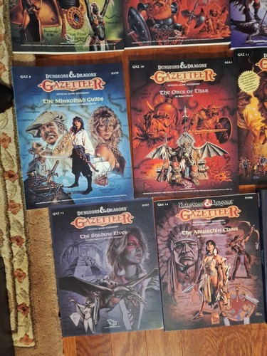 15 Ct BULK D&D 1988-1991 Gazetteer Official Game Accessory Read Des POD - Picture 4 of 6