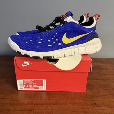 Men's Nike Free Run Trail Running Shoes, CW5814 401 Multi Sizes Concord/Habanero