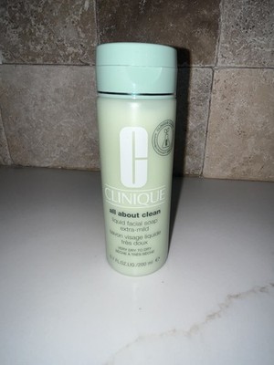 Clinique All About Clean Liquid Facial Soap Extra-mild 6.7 fl.oz For Dry SkinNew