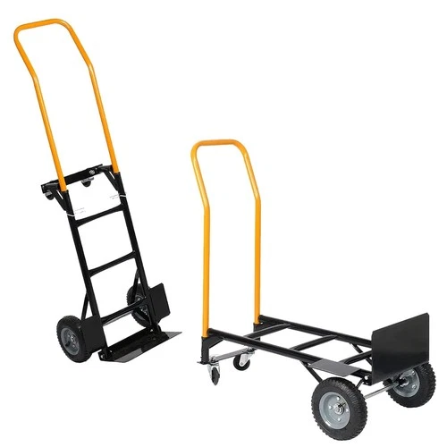 2 in 1 Convertible Hand Truck Folding Dolly Cart for Moving Warehouse Garden