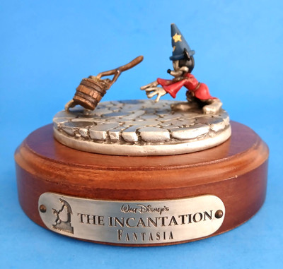Hudson Pewter Walt Disney s Fantasia The Incantation Mickey & Mop 973/2500 AS IS