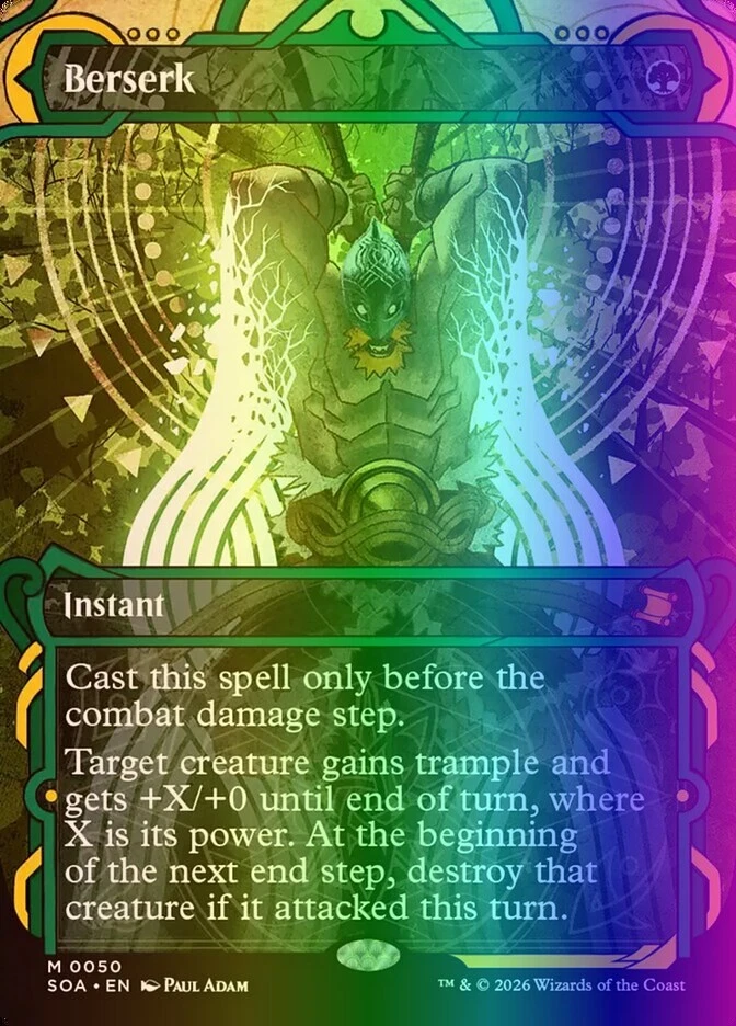 Magic: The Gathering Wizards of the Coast Berserk Individual