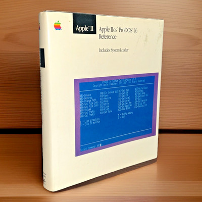 Apple II ~ Apple IIGS ProDOS 16 Reference ~ 1987 ~ Hardcover/Dust Jacket~No Disk