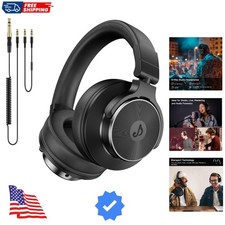 Wired Over Ear Headphones, Studio Monitor  Mixing DJ Headphones with 50mm Ne...