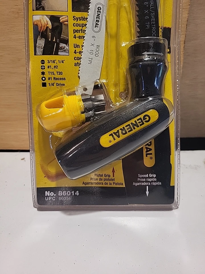 General Tools 86014 Saw/Screwdriver Set,14 Pc Multipurpose - Image 2 of 4