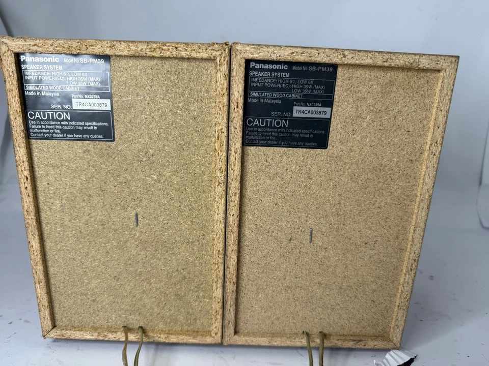 Sistema de altavoces Panasonic SB-PM39 *Probado y funcionando* Foto 3 de 4