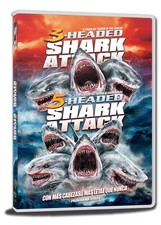 Pack of 3-HEADED SHARK ATTACK + 5-HEADED SHARK ATTACK (UK IMP) [DVD][Region B/2]