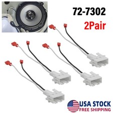 72-7302 CAR FACTORY SPEAKER HARNESS CONNECTOR PLUG FOR HYUNDAI/KIA 2PAIRS USA