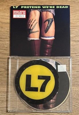 L7   Pretend We're Dead 1992 CD Single Numbered Special Edition