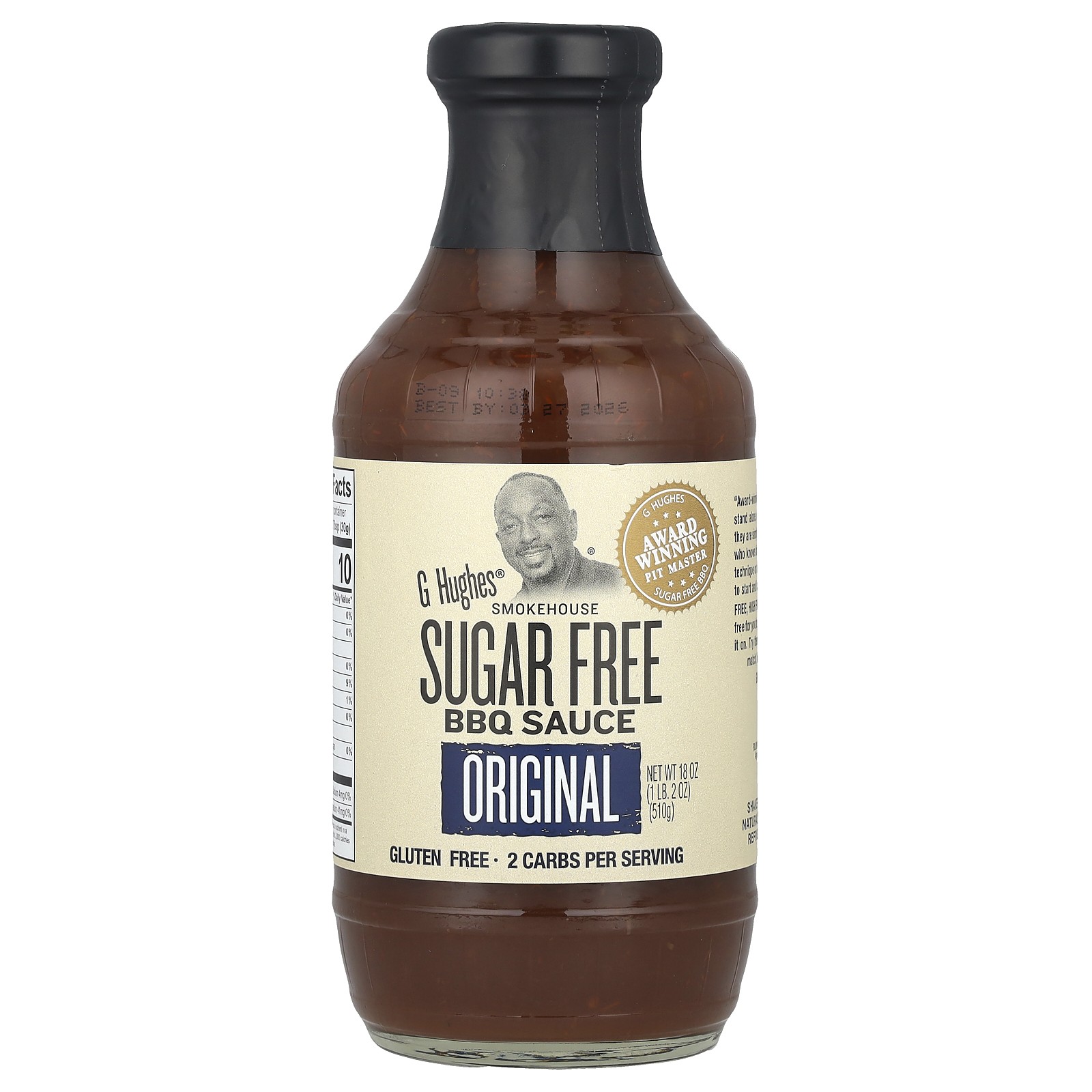Sugar Free BBQ Sauce, Original, 18 oz (510 g)