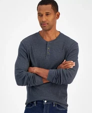 Men's Thermal Long Sleeve Henley