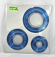 Creative Memories Circle Patterns Custom Cutting System Round Templates 1-3.5in.