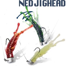 50PCS 1/8 3/16 1/4 oz Ned Rig Jig Heads Hook Bass Crappie Trout Fishing Hooks