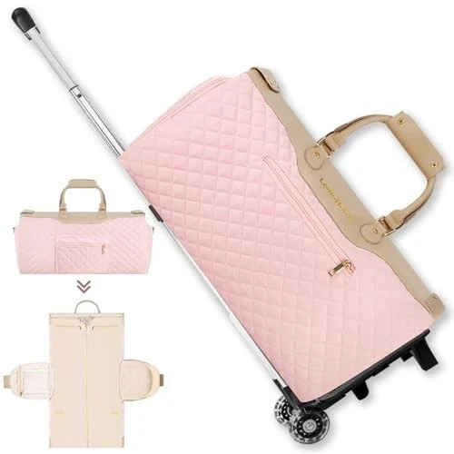 Rolling Garment Bags for Travel Carry on Duffel Bag for Suit