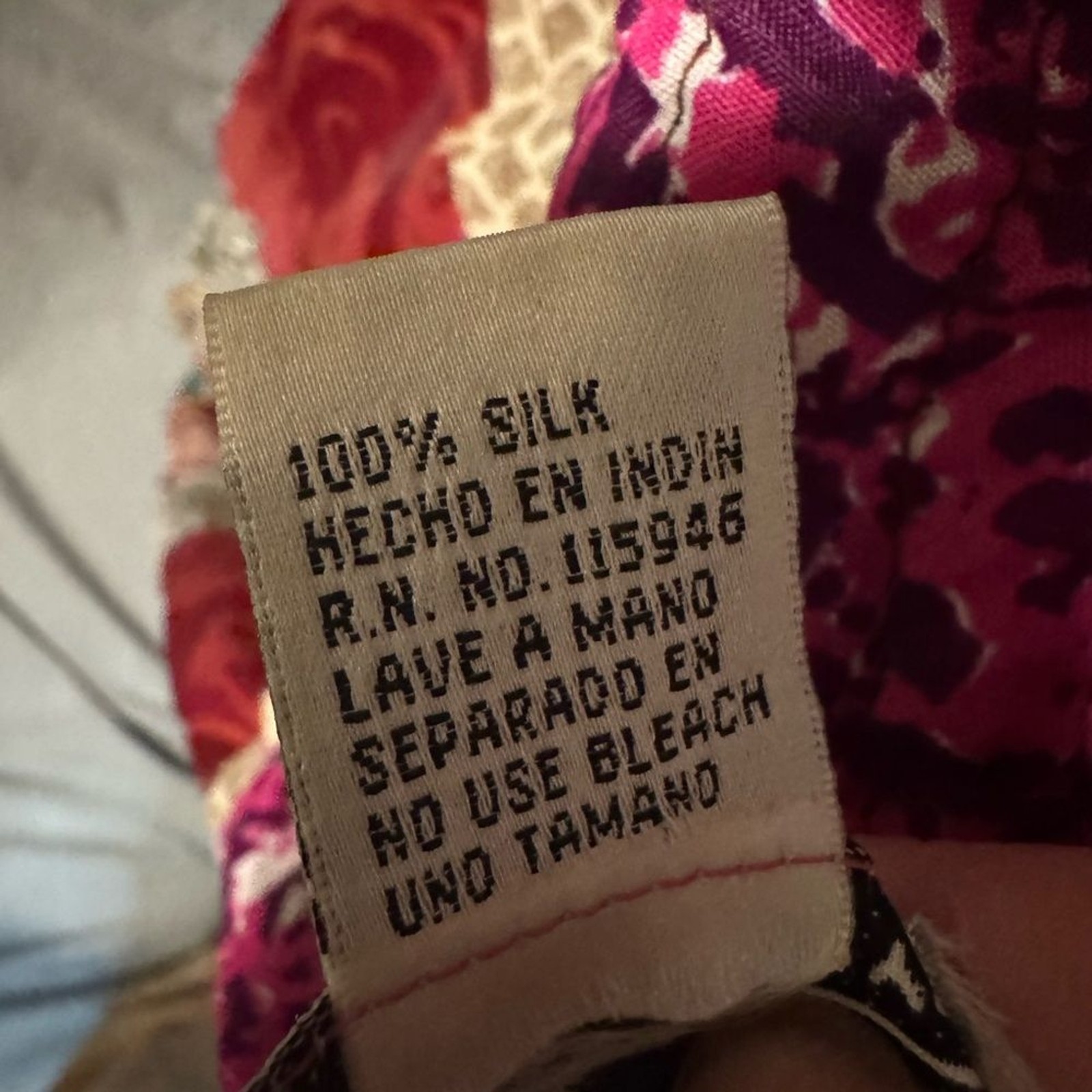 Silk Handmade Multicolor Patchwork Halter Dress XL - image 11