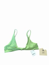 Toast Swim Bikini Top Knot Green New RRP $60 Size S 10 8