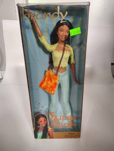 Vintage RARE Mattel 2000 Brandy Super Star Fashion Doll (New Sealed In Box)