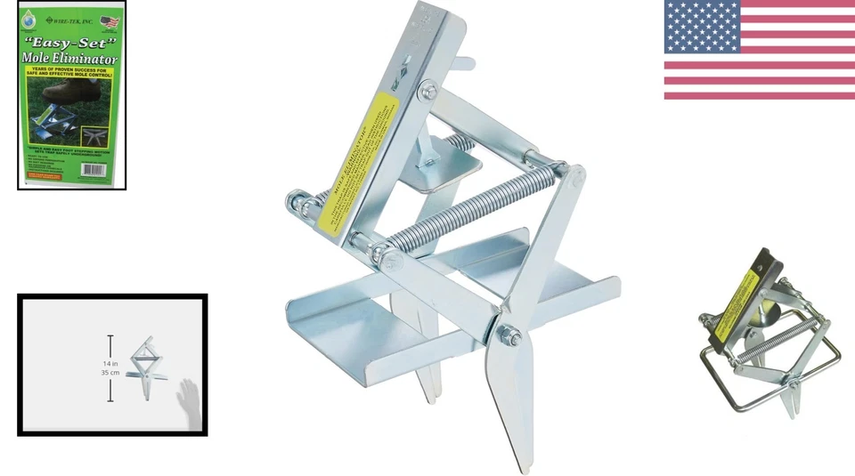 Trampa eléctrica eliminadora de lunares 1001 EasySet - Control de plagas seguro y eficaz Foto 2 de 4