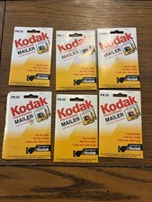 VINTAGE Kodak PK36 Processing Mailers Lot of 6 5 Sealed Ektachrome Kodachrome