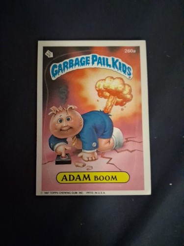 ADAM Boom #260a 1987 Garbage Pail Kids card