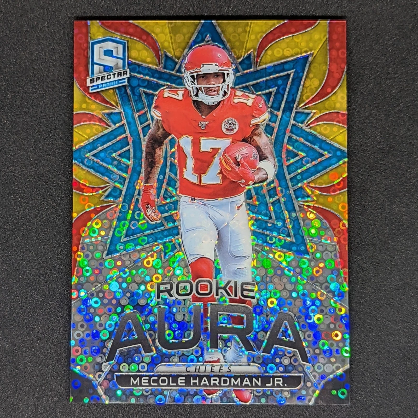 Mecole Hardman Panini Spectra Rookie Aura #RA25 Base