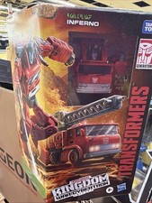 Transformers Kingdom War For Cybertron Voyager Class Inferno Action Figure