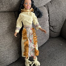 VTG 1993 Laiko Int’l Co. Native American 14” Doll Barbie Style