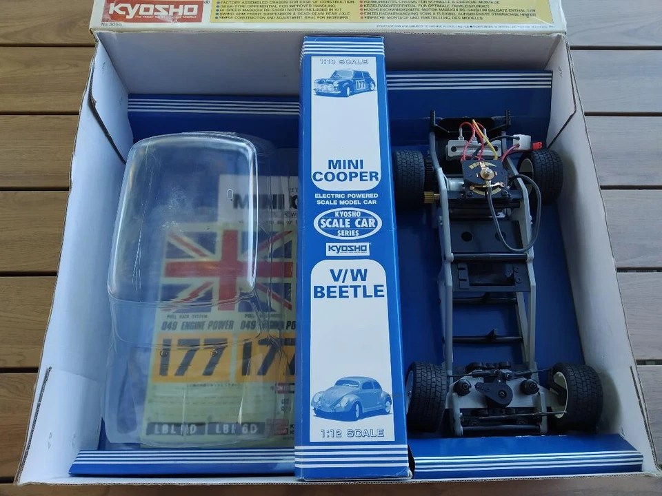 NEUF - Kyosho RC 1/12 vintage Austin mini cooper (NIB) tamiya m chassis m01 m02 - Photo 2/2