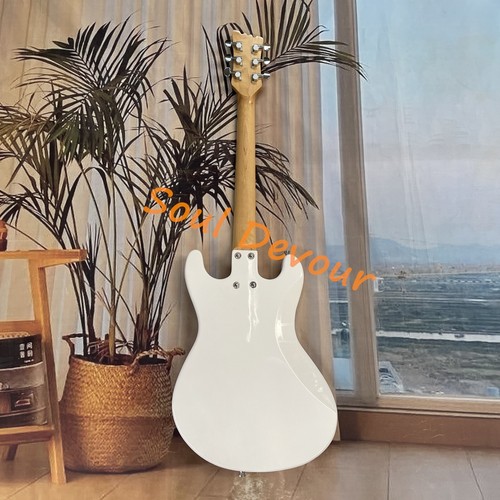 Guitarra Eléctrica 6 Cuerdas Johnny Ramone Mosrite Mark II Deluxe Blanca TuneA Matic - Imagen 16 de 16